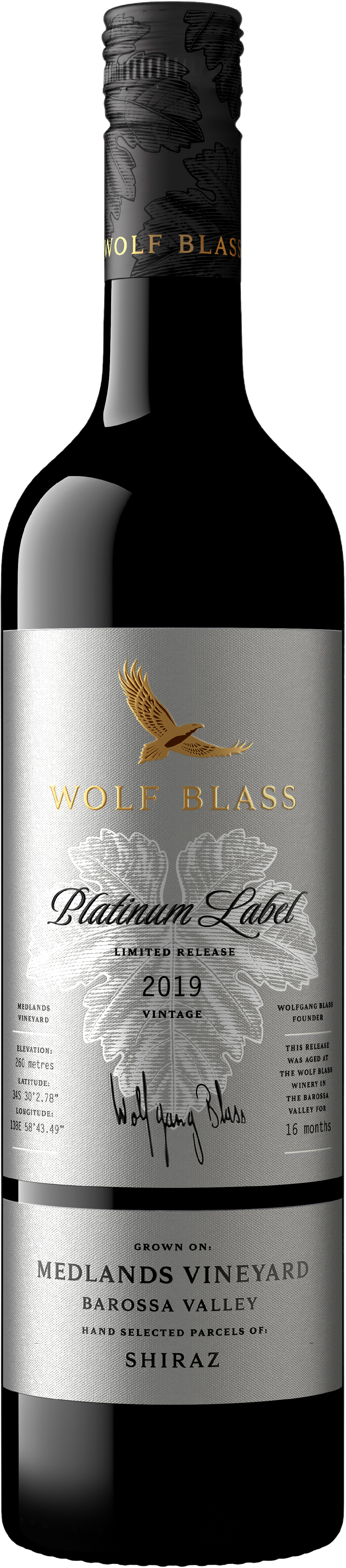 Wolf Blass Platinum Label Barossa Shiraz 2019